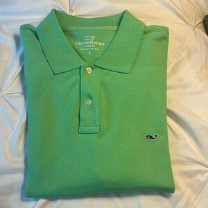 Vineyard Vines Green Polo Shirt Classic Style